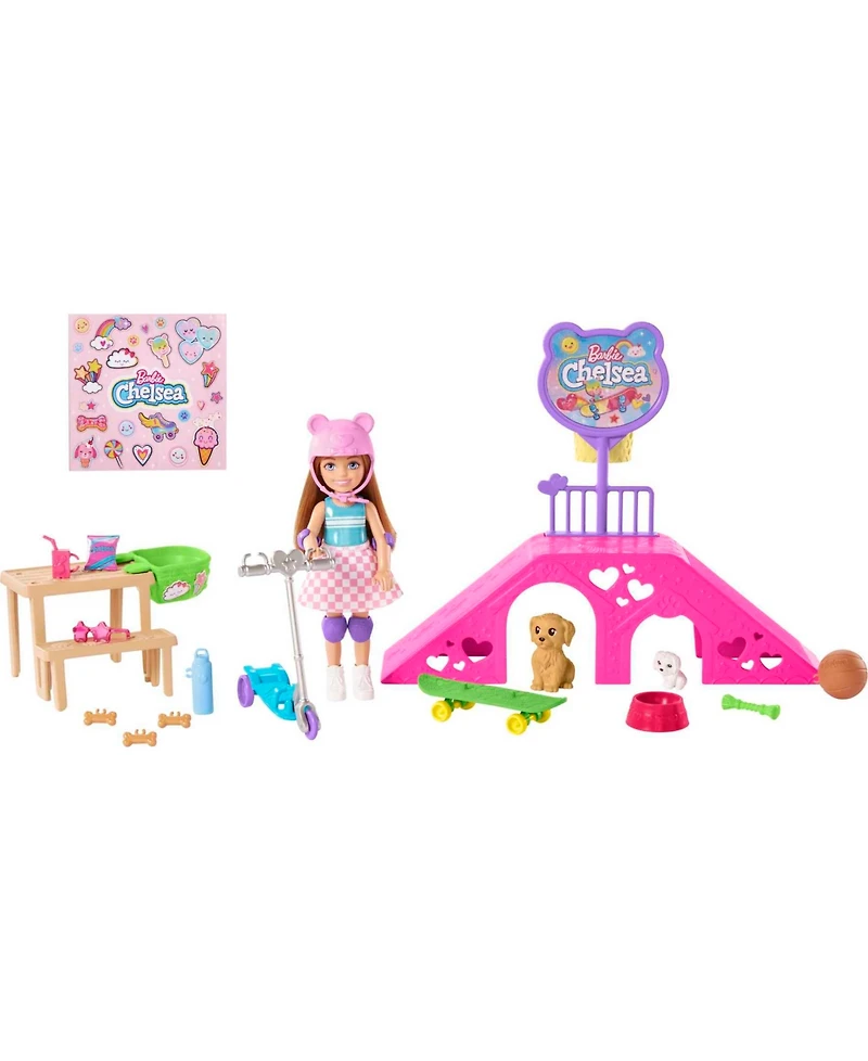 Barbie Chelsea Skatepark Doll & Playset