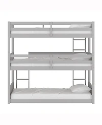 Hillsdale By Living Essentials Wood Capri Triple Bunk Bed