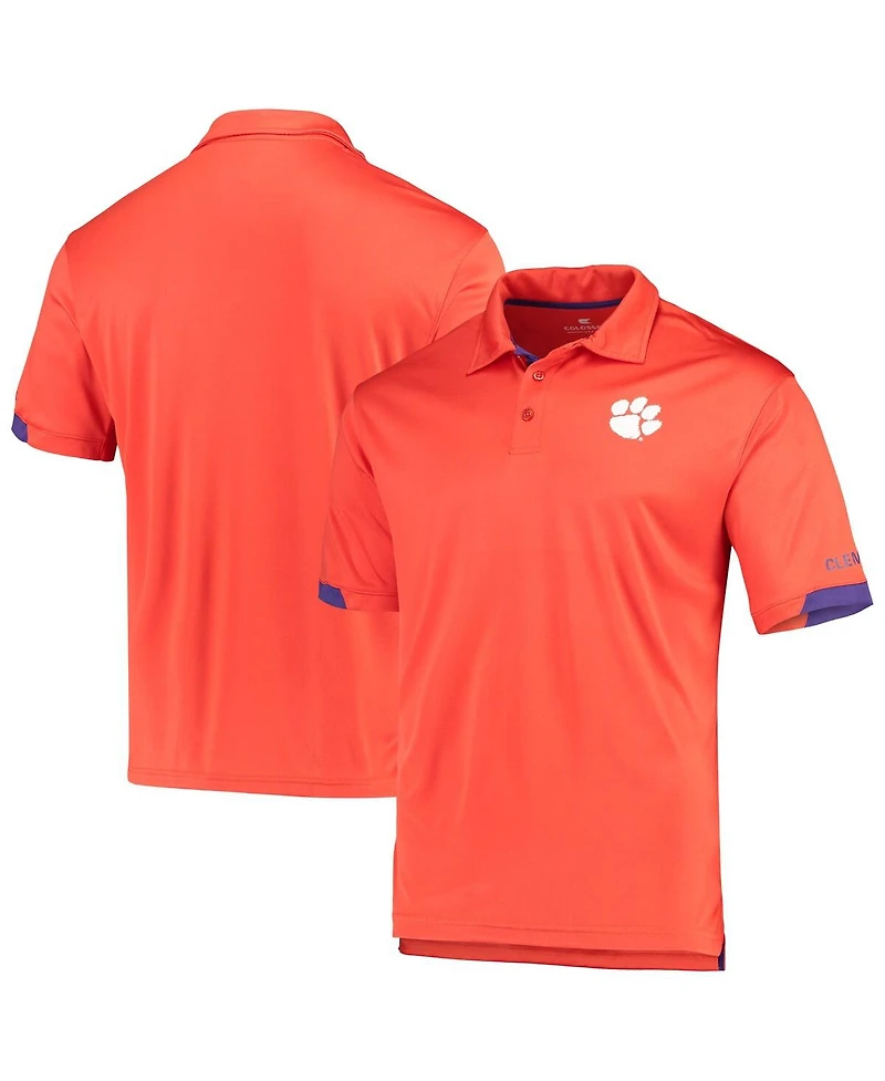 Men's Colosseum Orange Clemson Tigers Santry Polo Shirt