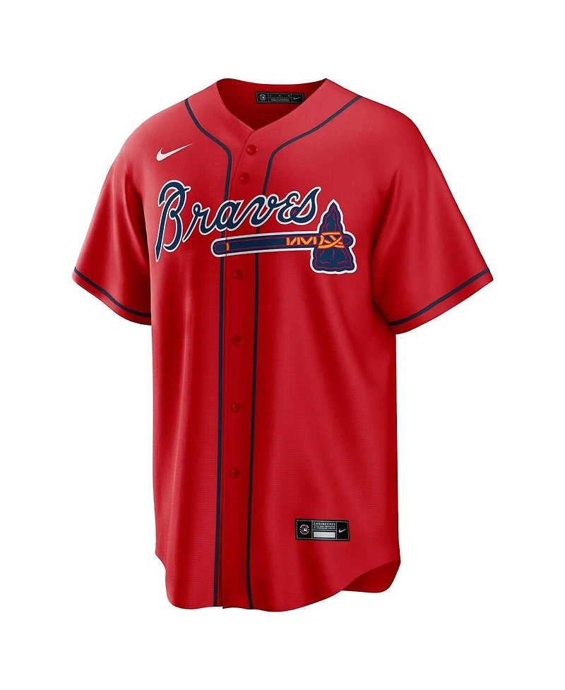 Men's Nike Matt Olson Red Atlanta Braves Alternate Replica Player Jersey