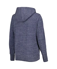 Women's Touch Heathered Navy Houston Astros Training Camp Tri-Blend Full-Zip Hoodie
