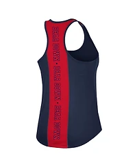 Women's Colosseum Navy Arizona Wildcats 10 Days Racerback Scoop Neck Tank Top