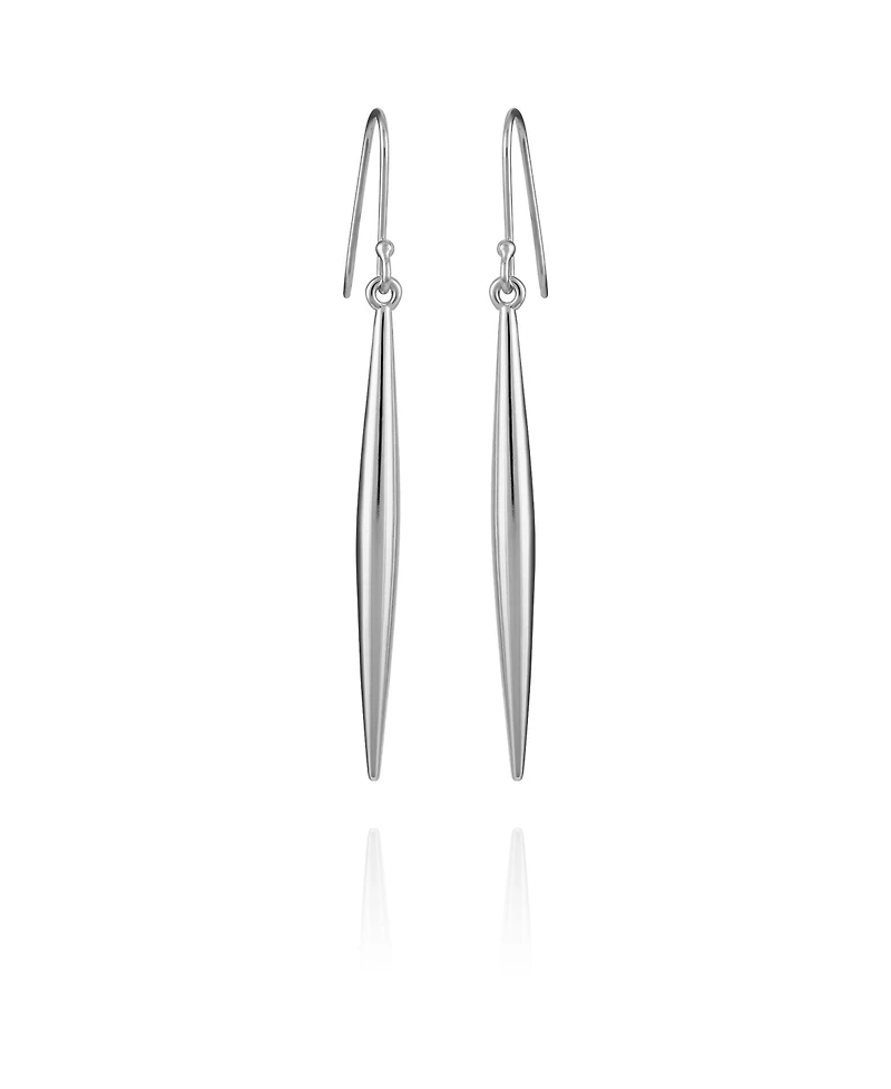 Vince Camuto Silver-Tone Linear Spear Drop Earrings