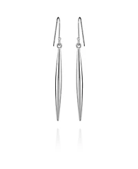 Vince Camuto Silver-Tone Linear Spear Drop Earrings