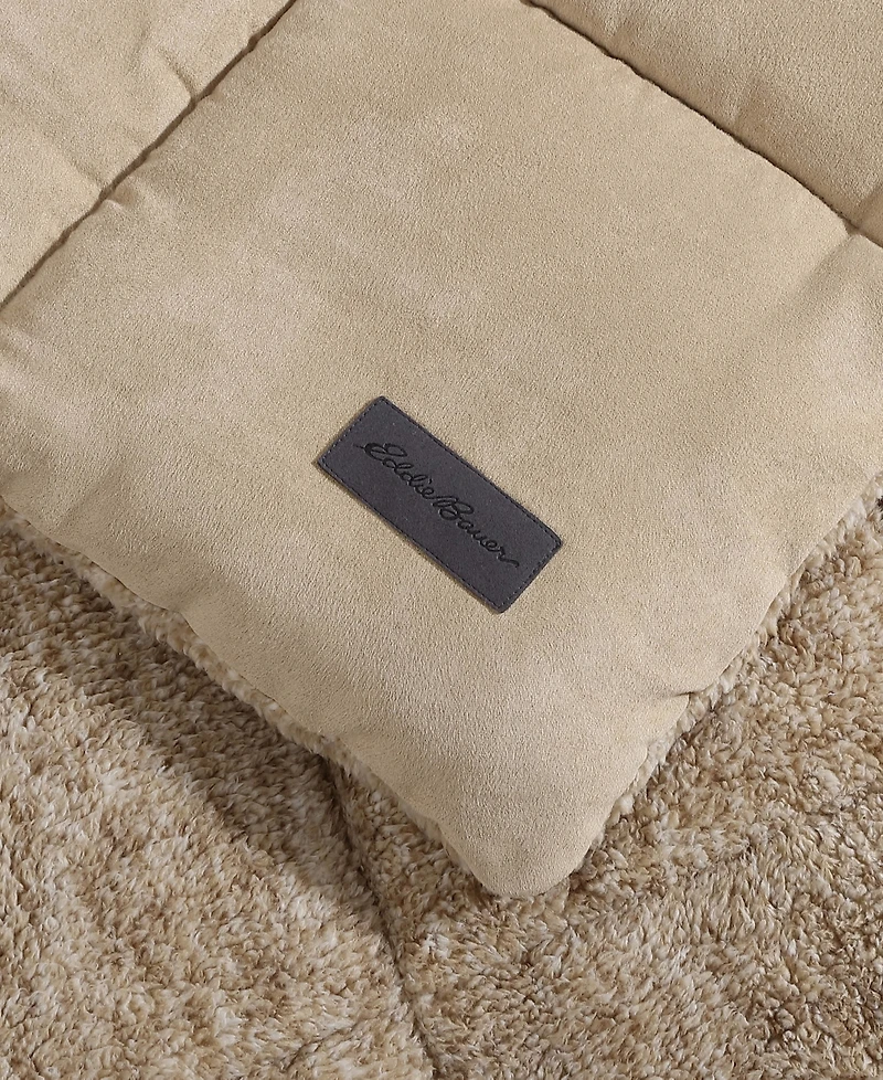 Eddie Bauer Sherwood Reversible Micro-suede Sherpa Comforter Set