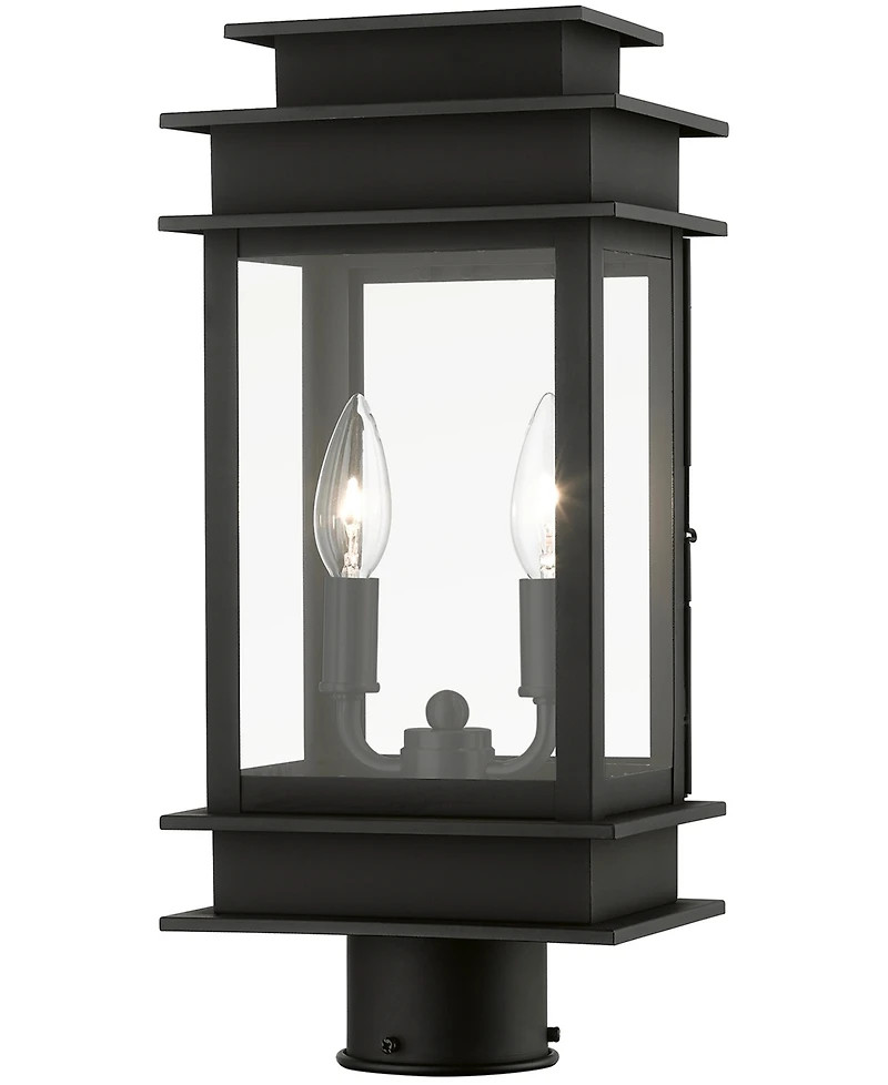 Livex Princeton 2 Light Outdoor Medium Post Top Lantern