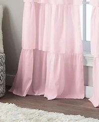 Curtainworks Flounced Poletop Single Curtain Panel, 42" x 63"