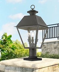 Livex Wentworth 3 Light Outdoor Large Post Top Lantern