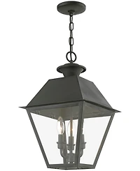 Livex Wentworth 3 Light Outdoor Large Pendant Lantern