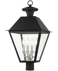 Livex Wentworth 4 Light Outdoor Post Top Lantern