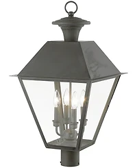 Livex Wentworth 4 Light Outdoor Extra Large Post Top Lantern