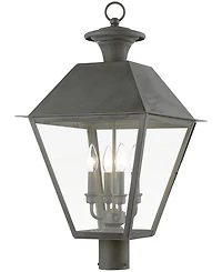 Livex Wentworth 4 Light Outdoor Extra Large Post Top Lantern