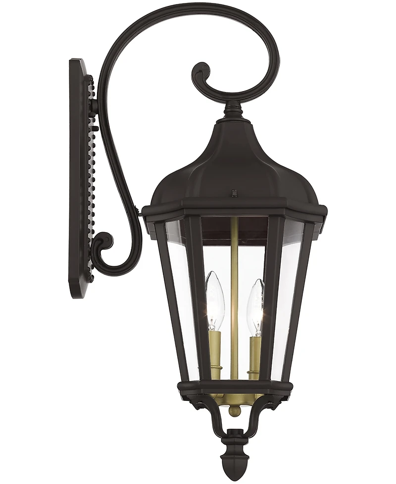 Livex Morgan 2 Light Outdoor Wall Lantern