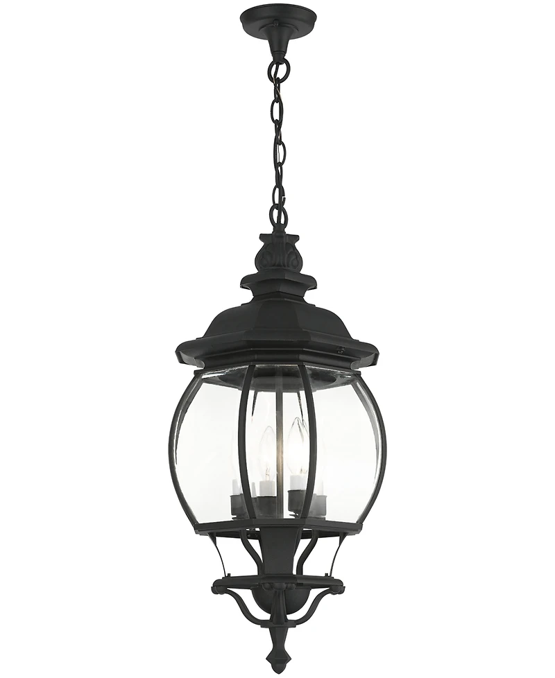 Livex Frontenac 4 Light Outdoor Pendant Lantern