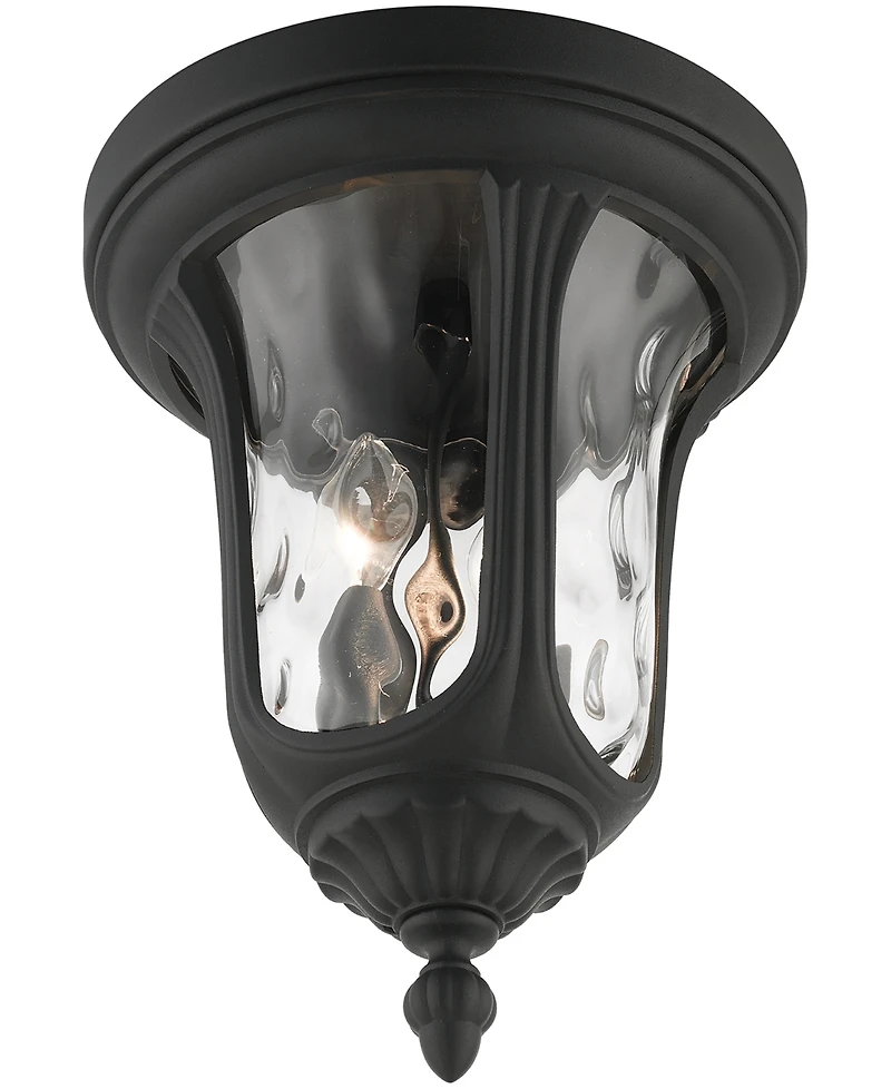 Livex Oxford 2 Light Outdoor Ceiling Mount