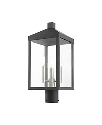 Livex Nyack 3 Light Outdoor Post Top Lantern