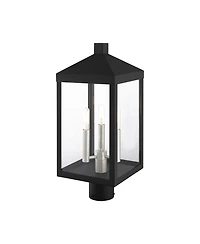 Livex Nyack 3 Light Outdoor Post Top Lantern