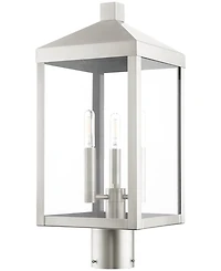 Livex Nyack 3 Light Outdoor Post Top Lantern