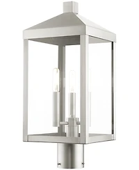 Livex Nyack 3 Light Outdoor Post Top Lantern