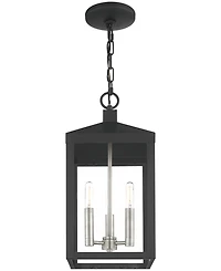 Livex Nyack 3 Light Outdoor Pendant Lantern