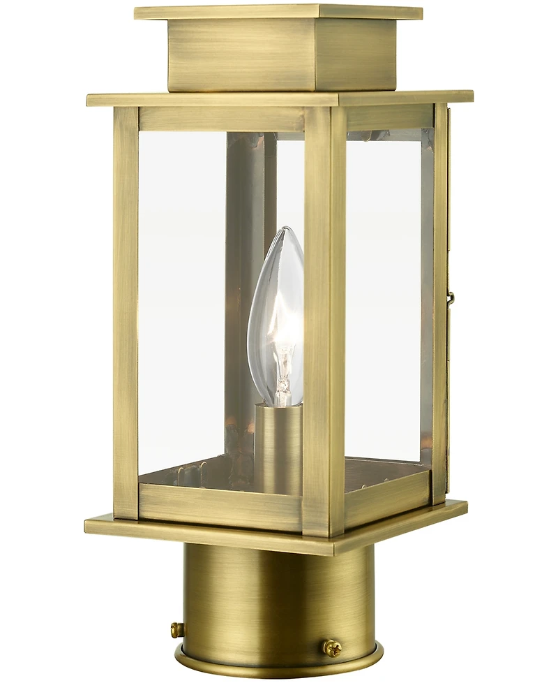 Livex Princeton 1 Light Outdoor Mini Post Top Lantern