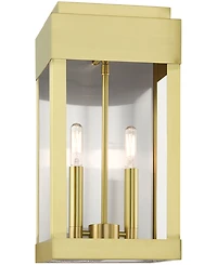Livex York 2 Light Outdoor Wall Lantern