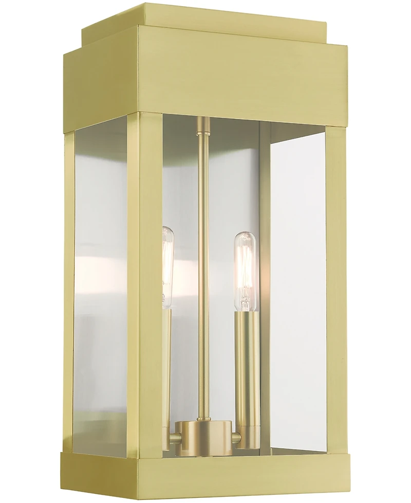 Livex York 2 Light Outdoor Wall Lantern