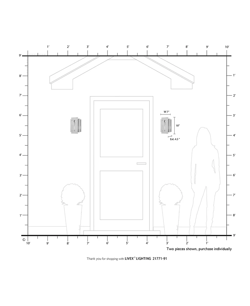 Livex Utrecht 1 Light Outdoor Wall Lantern