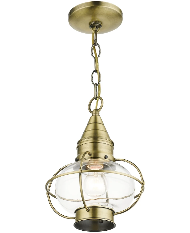 Livex Newburyport 1 Light Outdoor Pendant Lantern