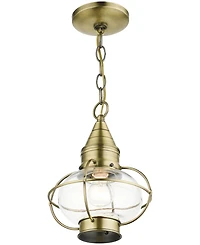 Livex Newburyport 1 Light Outdoor Pendant Lantern