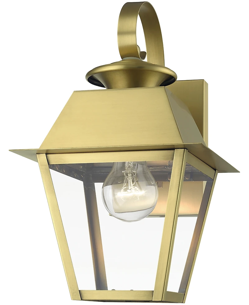 Livex Wentworth 1 Light Outdoor Small Wall Lantern