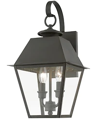 Livex Wentworth 2 Light Outdoor Medium Wall Lantern
