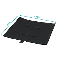 Sunnydaze Decor Polyester Sandbag Canopy Weights - Fillable Canopy Anchors - Easy to Attach - Set of 4 - Black