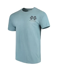Men's Blue Mississippi State Bulldogs Scenery Comfort Colors T-shirt