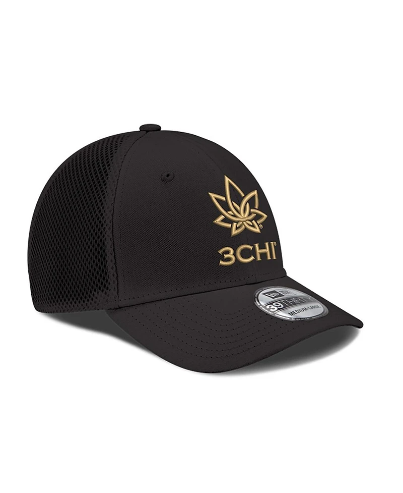 Men's New Era Black Kyle Busch - 39THIRTY 3CHI Neo Flex Fit Hat