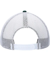 Men's '47 Brand Green, White Oakland Athletics Primary Logo Trucker Snapback Hat