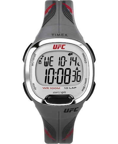 Timex Ufc Women's Quartz Takedown Resin Gray Watch, 33mm