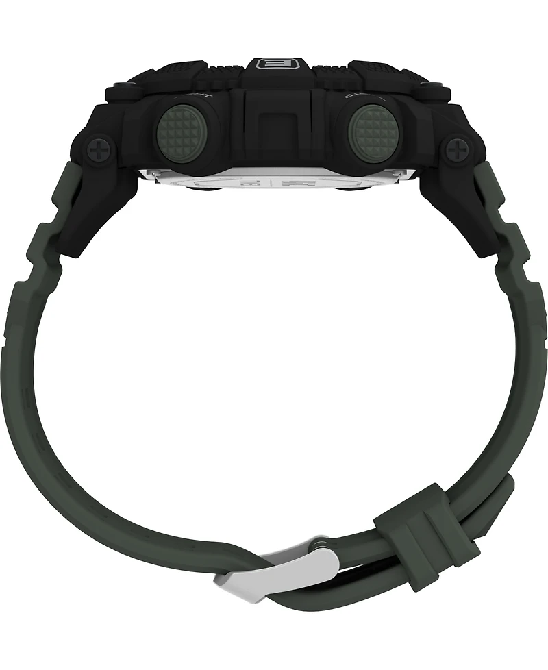 Timex Ufc Men's Quartz Redemption Resin Green Watch, 50mm