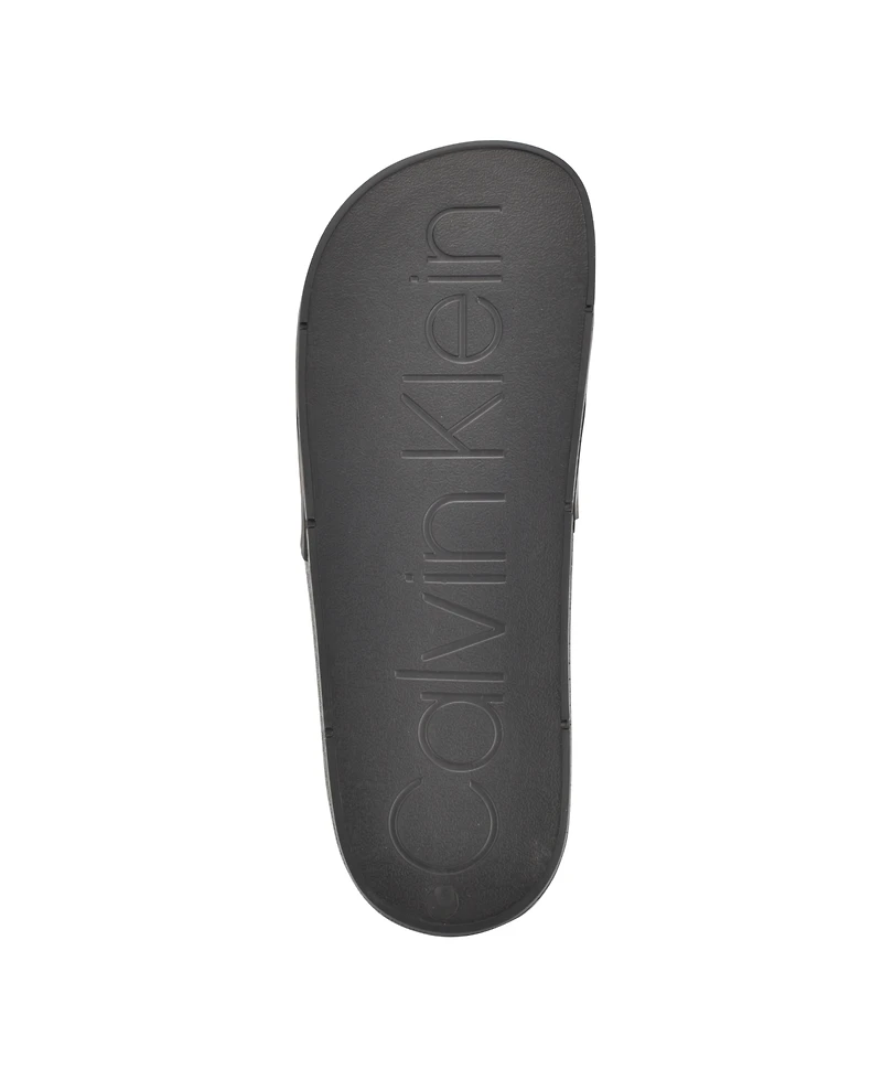 Calvin Klein Women's Arin Logo Beach Slide Sandals