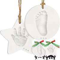 KeaBabies Twinkle Baby Hand and Footprint Kit, Dog Paw Print Kit, Baby Handprint Ornament Kit for Newborn, Babies, Boys, Girls