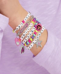 That Girl Lay Lay Express Yo Self Diy Nail Art Bracelets Kit Create 6 Bracelets, Make It Real, Nickelodeon, 209 Pieces, Coordinate Nails Bracelets For