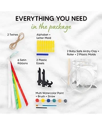 KeaBabies Twinkle Baby Hand and Footprint Kit, Dog Paw Print Kit, Baby Handprint Ornament Kit for Newborn, Babies, Boys, Girls