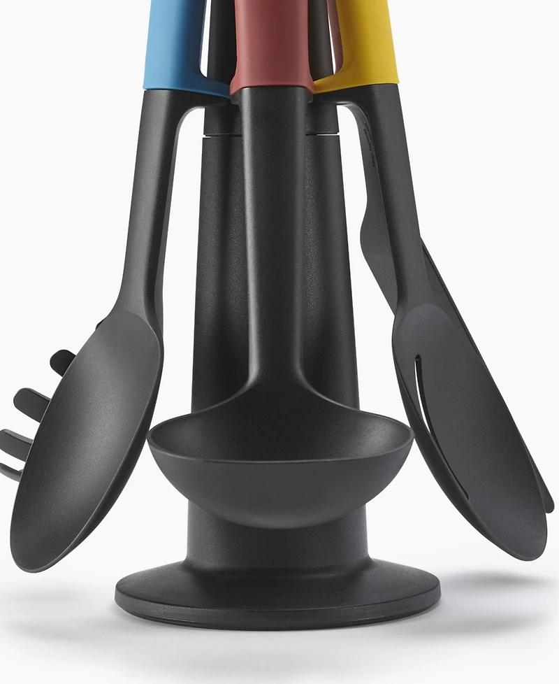Joseph Joseph Elevate Carousel 6-Piece Utensil Set with Rotating Storage Stand