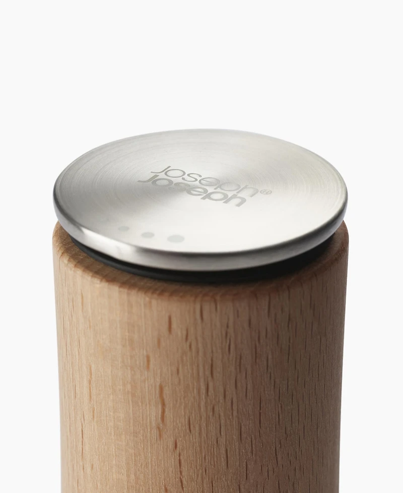 Joseph Joseph Milltop Wood Non-Spill Pepper Mill
