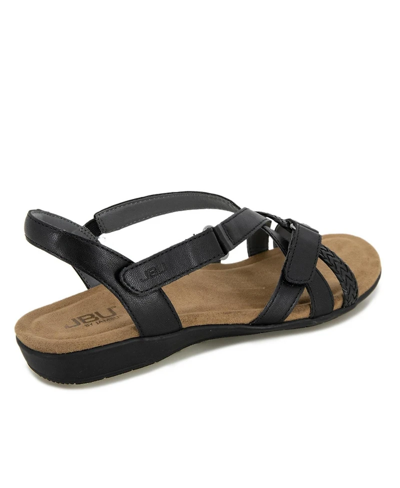 Jbu Women's Brooke Flat Sandals