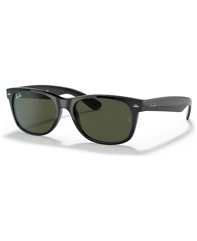 Ray-Ban Unisex New Wayfarer Sunglasses, RB2132 - Polished Black