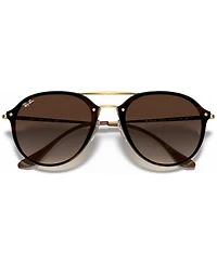 Ray-Ban Unisex Sunglasses, RB4292N 62 Blaze Double Bridge - Brown