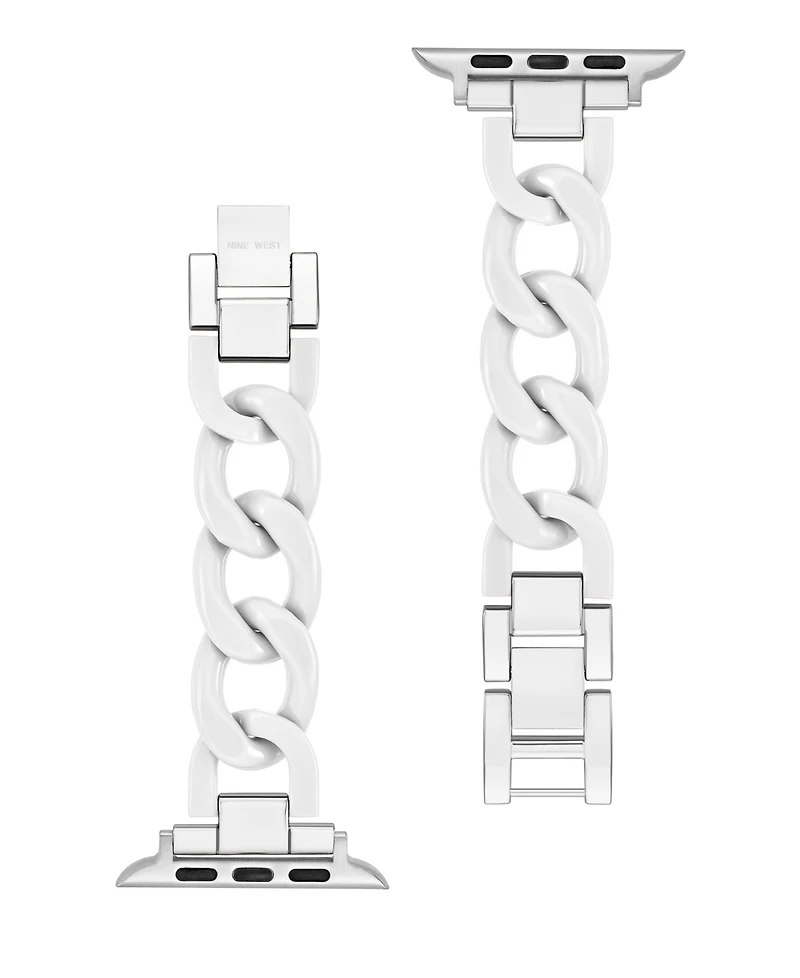 Nine West Women's Plastic Chain Link Bracelet designed for Apple Watch 42mm (Series 10) & 38/40/41mm