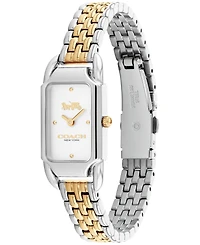 Coach Women's Cadie Two Tone Stainless Steel Bracelet Watch, 17.5 x 28.5mm