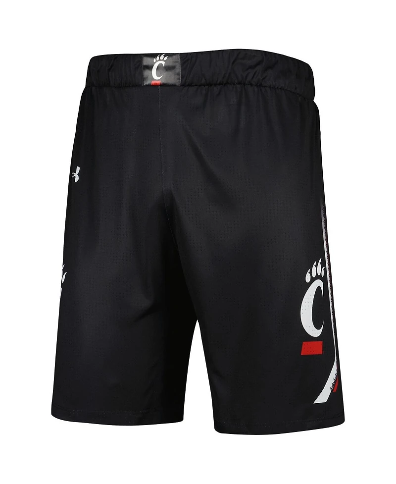 Men's Under Armour Black Cincinnati Bearcats Team Replica Basketball Shorts